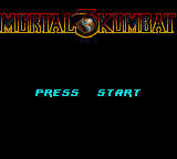 Mortal Kombat 3 (Europe) Title Screen